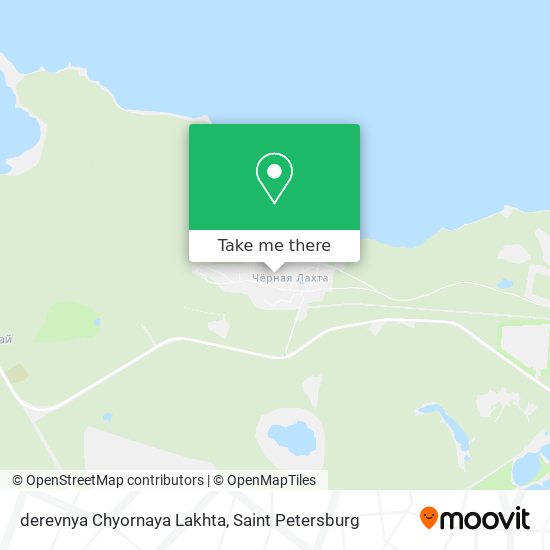 derevnya Chyornaya Lakhta map
