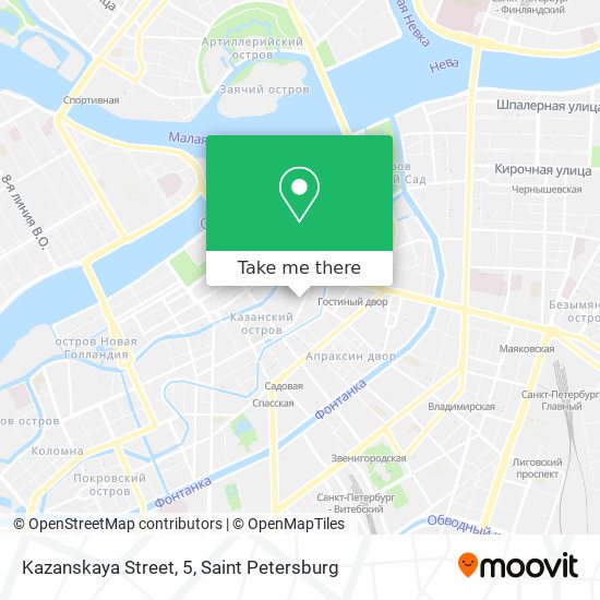 Kazanskaya Street, 5 map