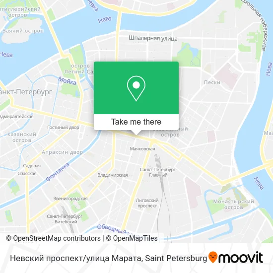 Невский проспект/улица Марата map