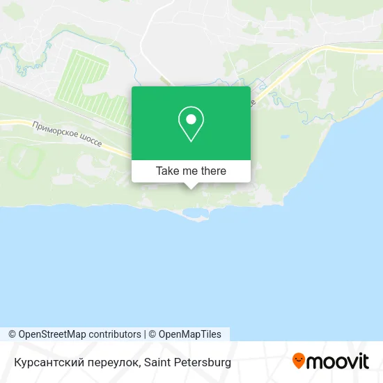 Курсантский переулок map