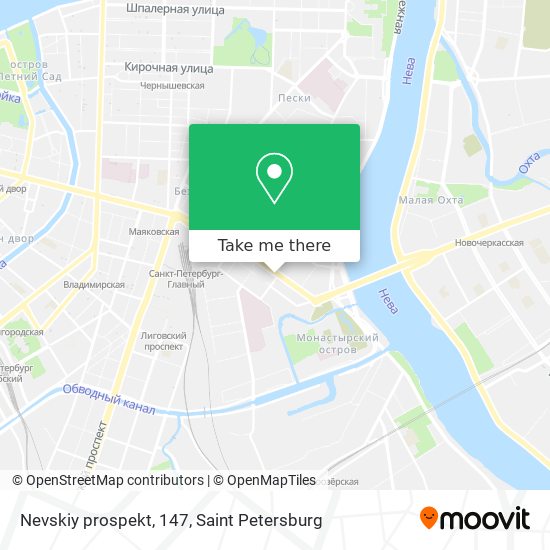 Nevskiy prospekt, 147 map