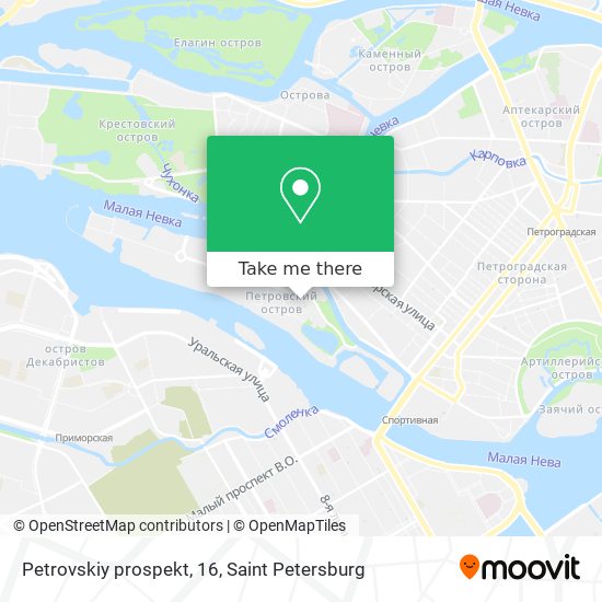 Petrovskiy prospekt, 16 map