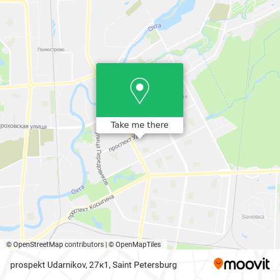prospekt Udarnikov, 27к1 map