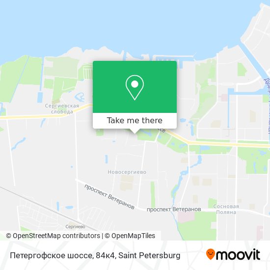 Петергофское шоссе, 84к4 map