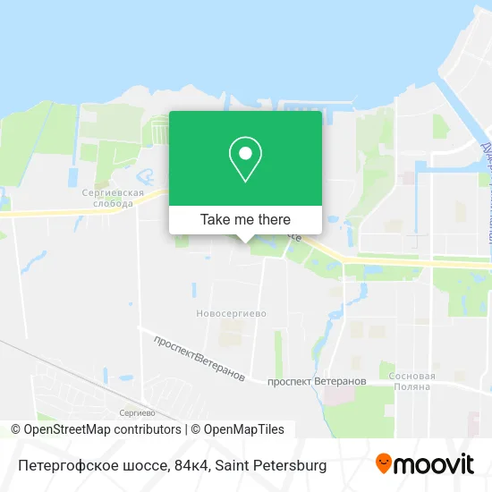 Петергофское шоссе, 84к4 map