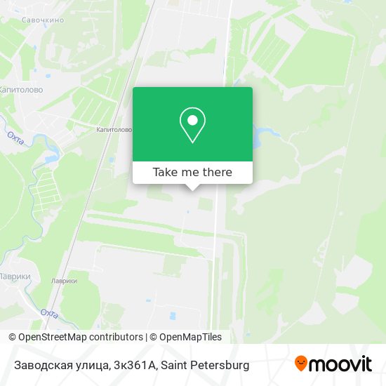 Заводская улица, 3к361А map