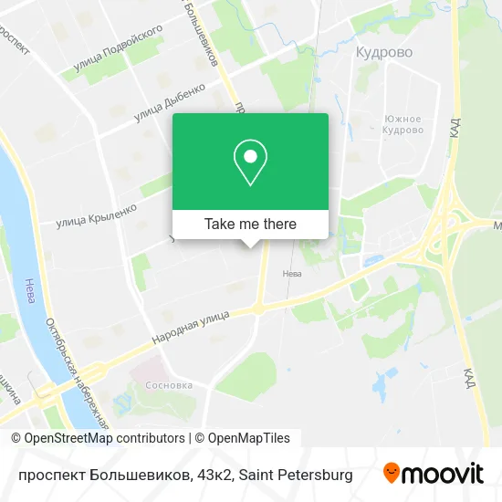 проспект Большевиков, 43к2 map