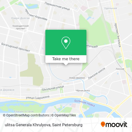 ulitsa Generala Khrulyova map