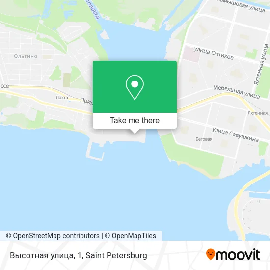 Высотная улица, 1 map