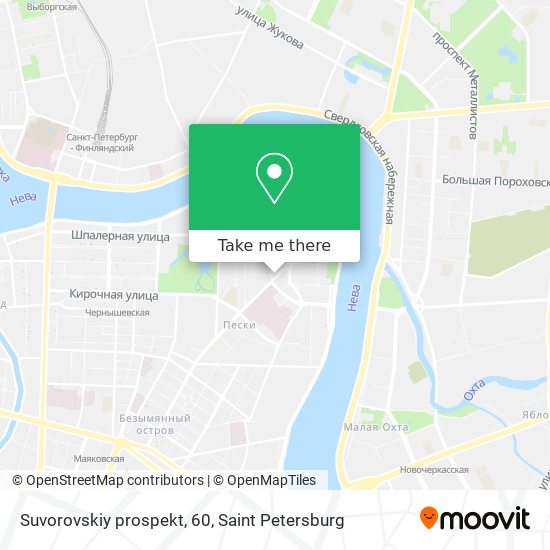 Suvorovskiy prospekt, 60 map