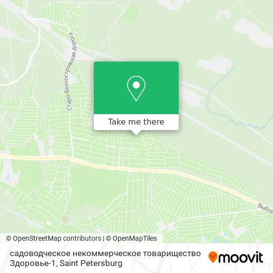 садоводческое некоммерческое товарищество Здоровье-1 map