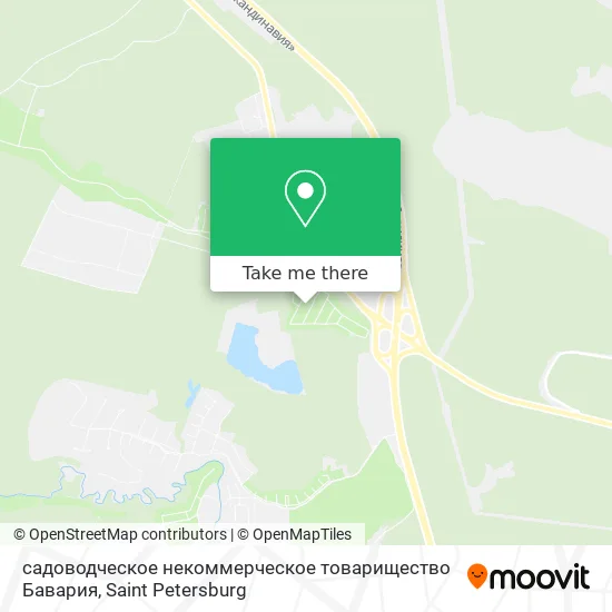 садоводческое некоммерческое товарищество Бавария map
