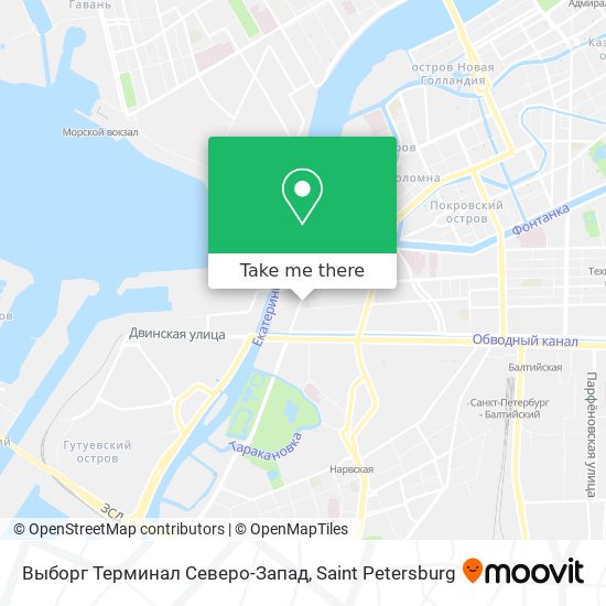 Выборг Терминал Северо-Запад map