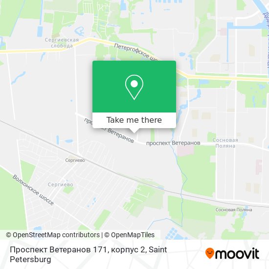 Проспект Ветеранов 171, корпус 2 map