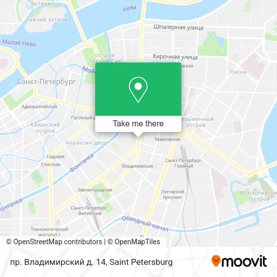 пр. Владимирский д. 14 map