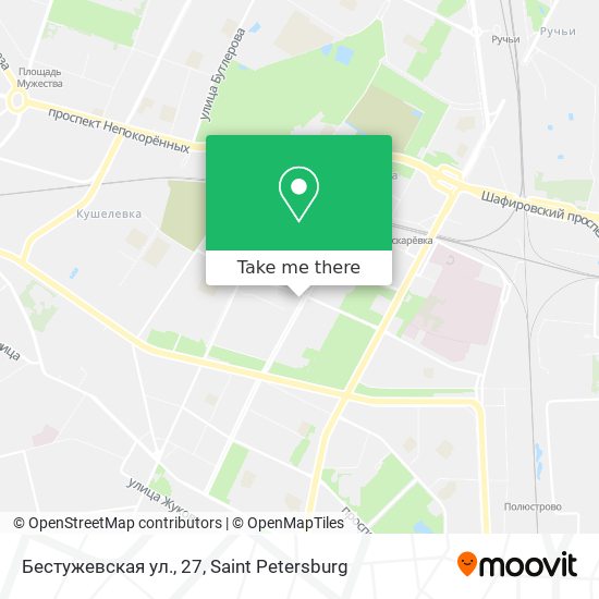 Бестужевская ул., 27 map