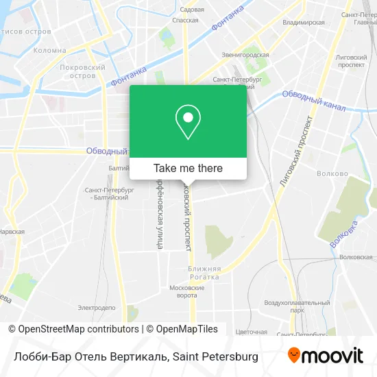 Лобби-Бар Отель Вертикаль map