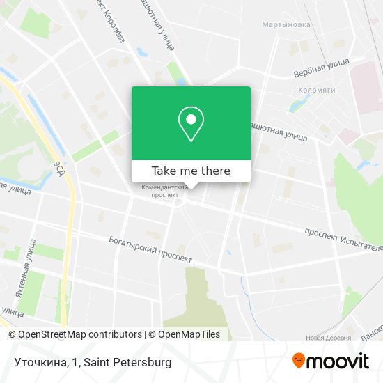 Уточкина, 1 map