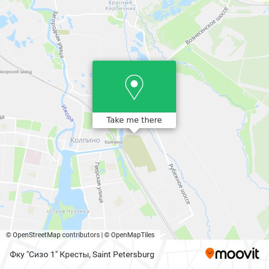 Фку "Сизо 1" Кресты map