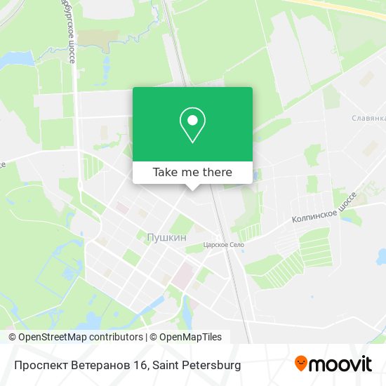 Проспект Ветеранов 16 map