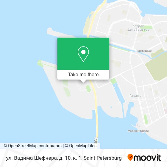 ул. Вадима Шефнера, д. 10, к. 1 map