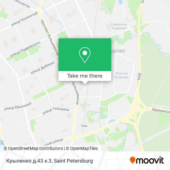 Крыленко д.43 к.3 map