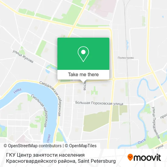 ГКУ Центр занятости населения Красногвардейского района map