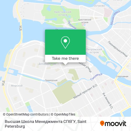 Высшая Школа Менеджмента СПбГУ map