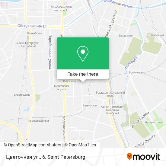 Цветочная ул., 6 map