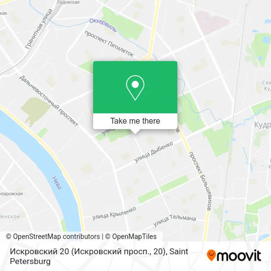 Искровский 20 (Искровский просп., 20) map