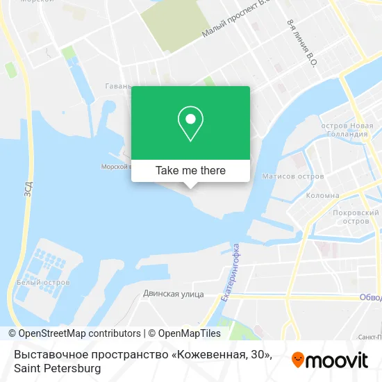 Выставочное пространство «Кожевенная, 30» map