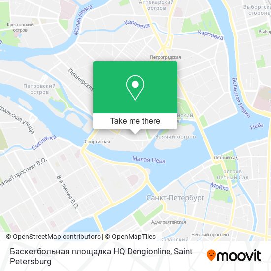 Баскетбольная площадка HQ Dengionline map