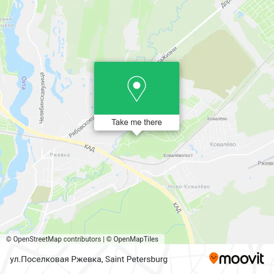 ул.Поселковая Ржевка map