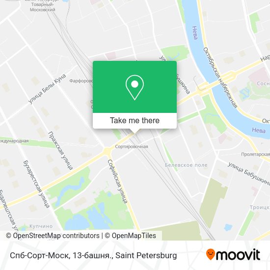 Спб-Сорт-Моск, 13-башня. map