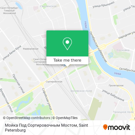 Мойка Под Сортировочным Мостом map