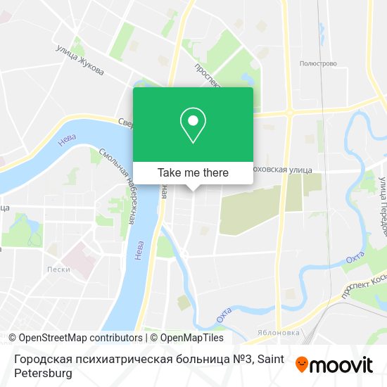 Городская психиатрическая больница №3 map