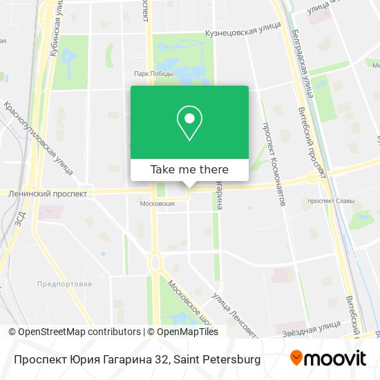 Проспект Юрия Гагарина 32 map
