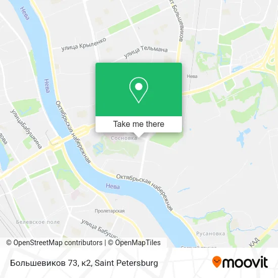 Большевиков 73, к2 map