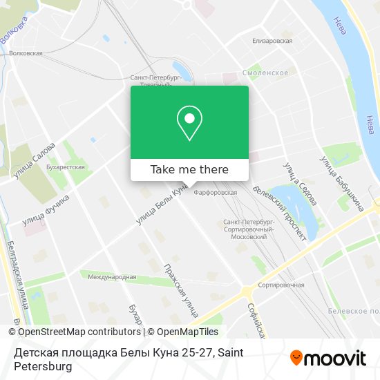 Детская площадка Белы Куна 25-27 map