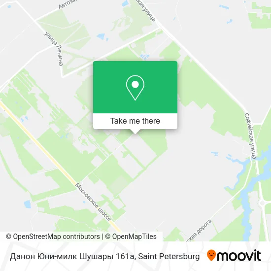 Данон Юни-милк Шушары 161а map