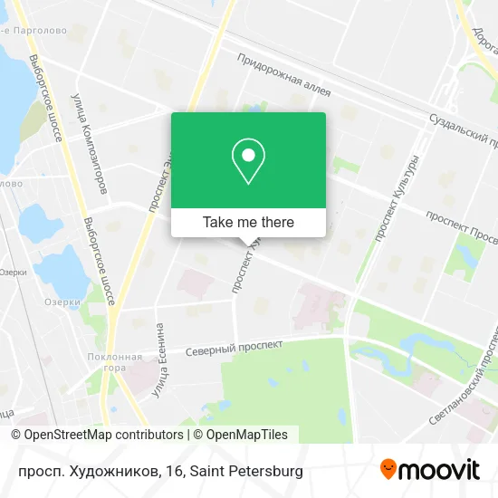 просп. Художников, 16 map