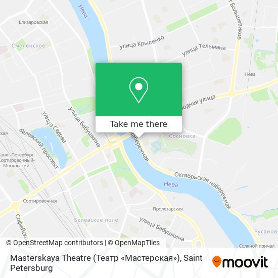 Masterskaya Theatre (Театр «Мастерская») map
