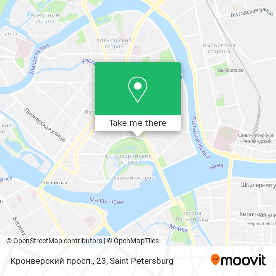 Кронверский просп., 23 map