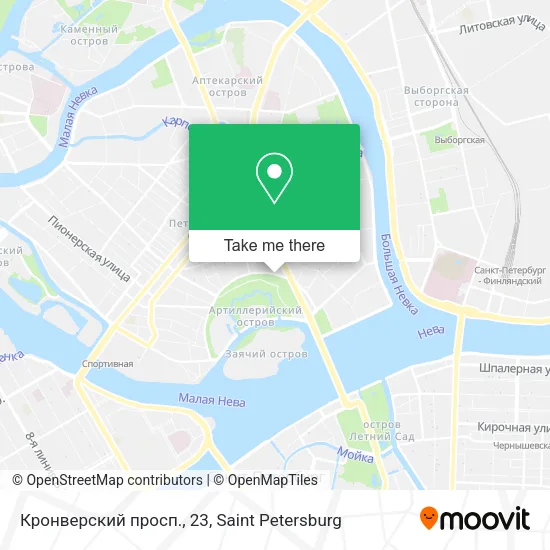 Кронверский просп., 23 map