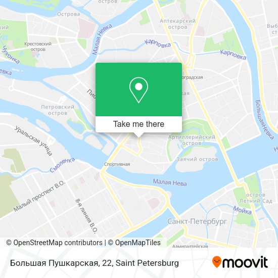 Большая Пушкарская, 22 map