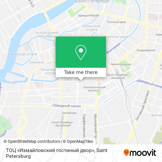 ТОЦ «Измайловский гостиный двор» map