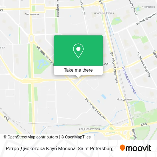 Ретро Дискотэка Клуб Москва map