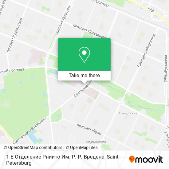 1-Е Отделение Рниито Им. Р. Р.  Вредена map