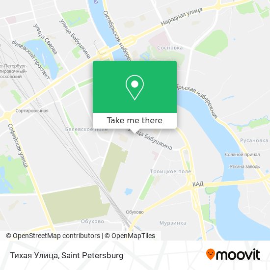 Тихая Улица map