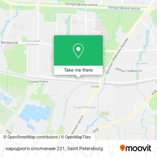 народного ополчения 221 map